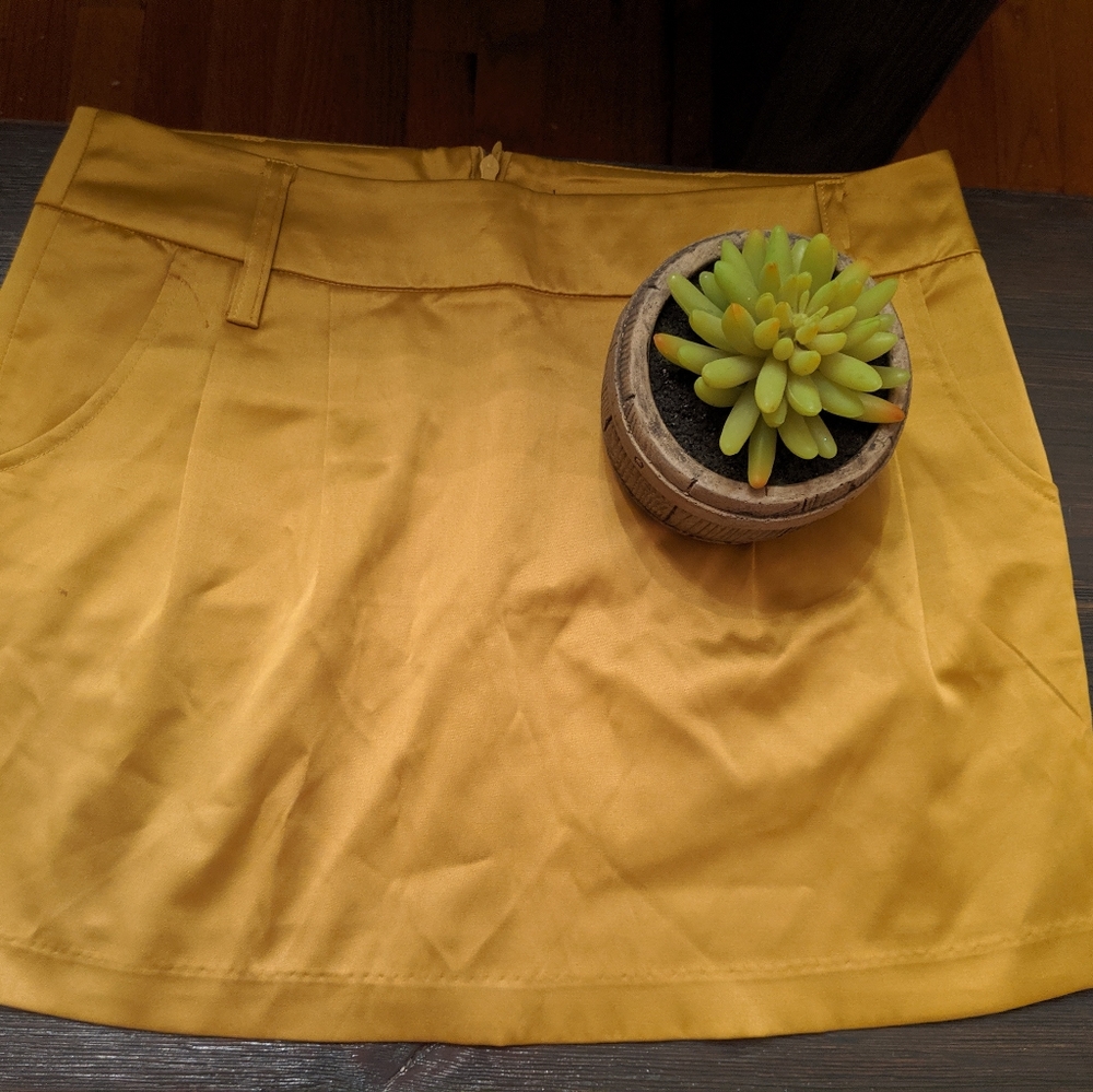 🌸🌸 mustard skirt
